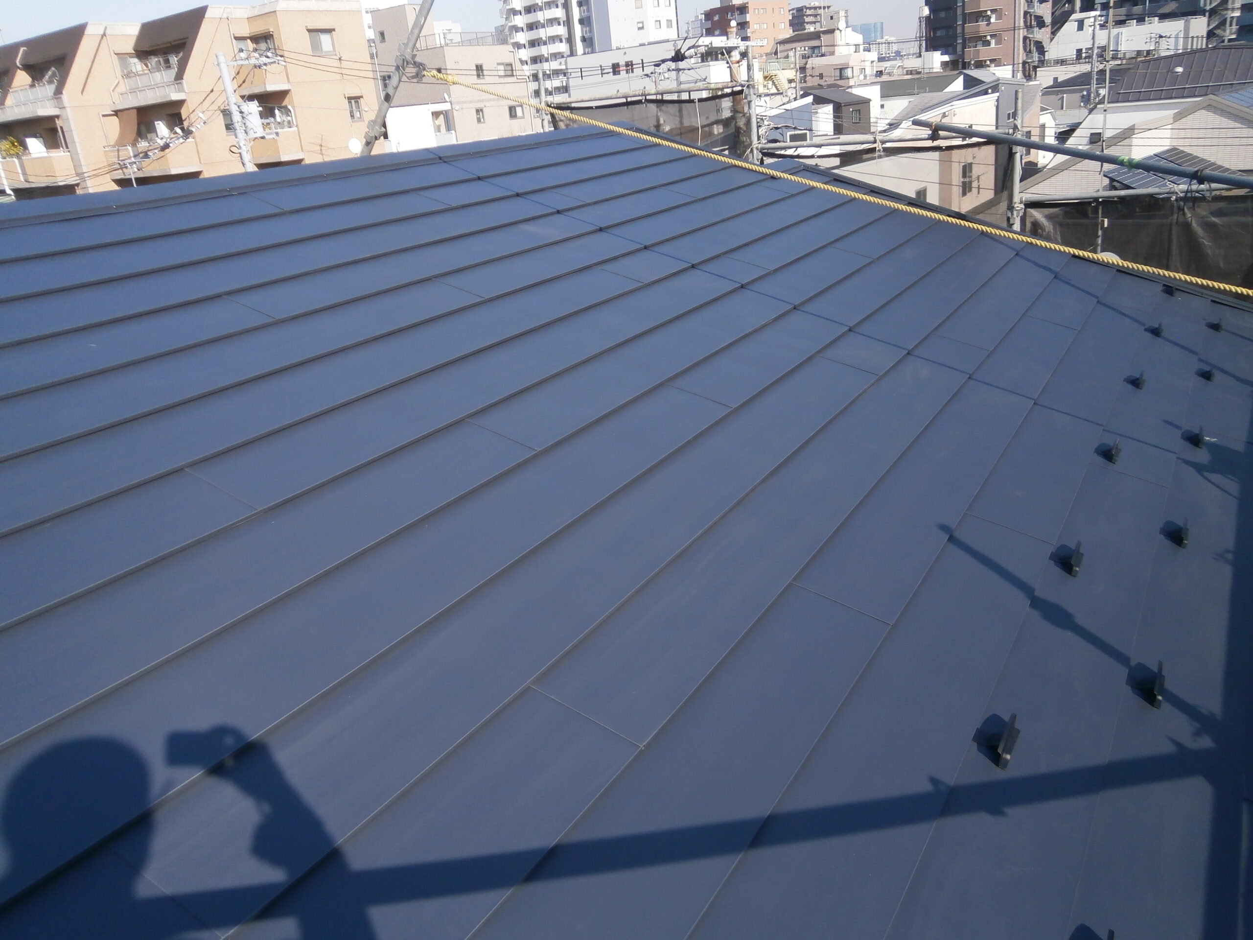 船橋市にて雨漏り修理〈カバー工法による雨漏り予防工事〉 施工後